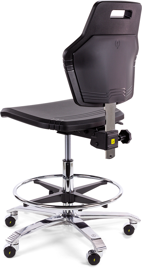 Antistatic-Chair-Ergonomic-ESD-4401-ESD-PU-Pro-ESD-Adjustable-seat-angle-Seat-slider-Soft-castors-br