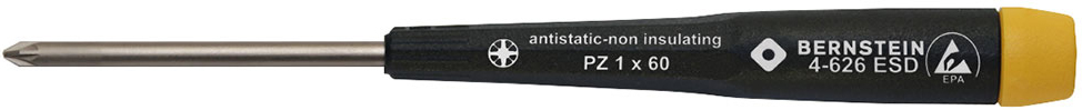 Anti-Static-Cross-recess-ESD-Antistatic-Screwdriver-size-1-PZ-dissipative-4-626-b00-esd-schraubendreher-kreuzschlitz-screwdriver-cross-recess