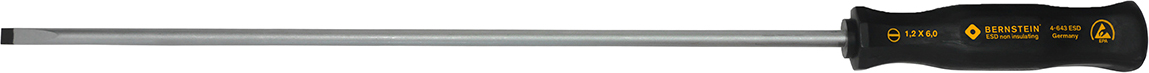 Anti-Static-ESD-Screwdriver-dissipative-special-square-pattern-handle-4-643-b00-esd-schraubendreher-schlitz-screwdriver-slotted
