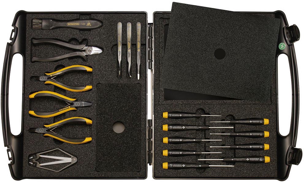 Anti-Static-ESD-Antistatic-Service-Toolboxes-ESD-PROFI-Set-TRENDY-18-tools-without-handling-set-2285-b00-esd-werkzeug-set-tools