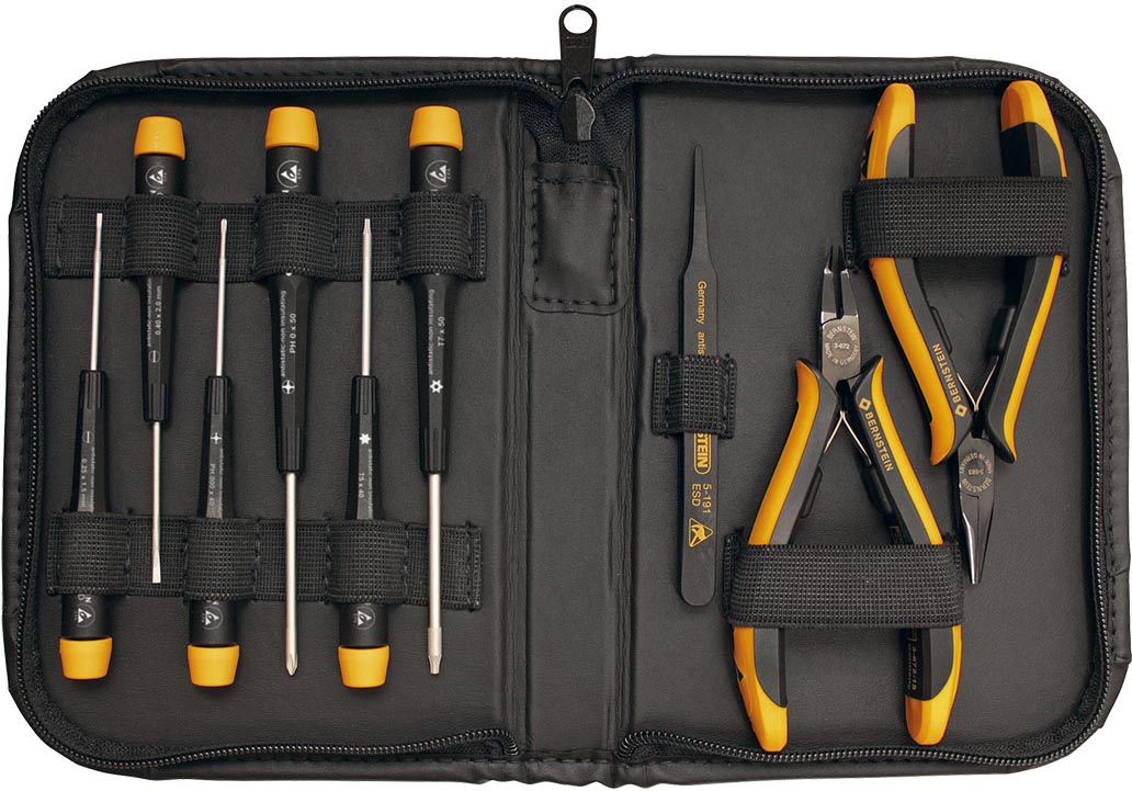 AES-ESD-Service-Toolboxes-ESD-Tool-Set-CARAT-9-tools-130-2250-b00-esd-werkzeug-set-tools