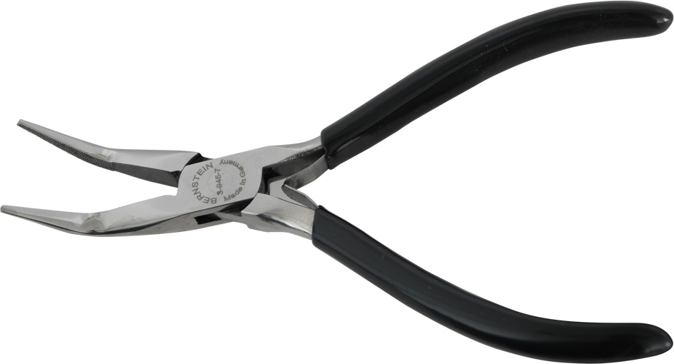 Anti-Static-ESD-Antistatic-Snipe-nose-ESD-pliers-BLACKline-angular-145-mm-long-dissipative-3-945-7-b00-esd-zangen-elektronik-spitzzange-electronics-snipe-nose-pliers