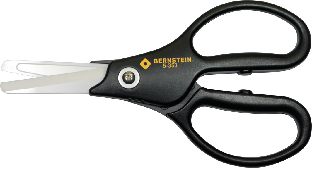 Anti-Static-ESD-Antistatic-Tweezers-ESD-Ceramic-blade-scissors-175mm-black-plastic-handle-5-353-b00-scheren-keramik-scissors-ceramic