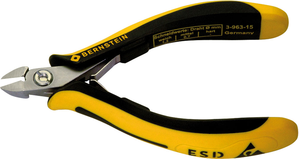 Anti-Static-ESD-Antistatic-Side-cutters-TECHNICline-120-mm-slim-3-963-15-b00-esd-zangen-elektronik-seitenschneider-pliers-electronics-side-cutters