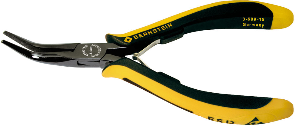 Anti-Static-ESD-Antistatic-Snipe-nose-ESD-pliers-EUROline-145-mm-extrem-3-689-15-b00-esd-zangen-elektronik-spitzzange-electronics-snipe-nose-pliers