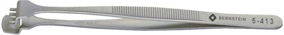 Anti-Static-Wafer-Anti-Static-ESD-tweezers-130-mm-graduated-lower-paddle-and-4-teeth-5-413-b00-pinzetten-wafer-tweezers