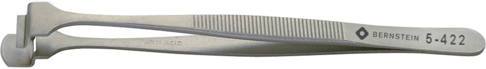 Anti-Static-Wafer-Anti-Static-ESD-tweezers-130-mm-graduated-lower-paddle-and-no-teeth-5-422-b00-pinzetten-wafer-tweezers