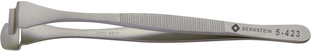 Anti-Static-Wafer-Anti-Static-ESD-tweezers-130-mm-graduated-lower-paddle-and-no-teeth-5-423-b00-pinzetten-wafer-tweezers