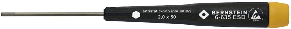 Anti-Static-ESD-Antistatic-Wrench-key-2.0-mm--dissipative-ESD-handle-6-635-b00-esd-sechskant-stiftschluessel-inbus-2-mm-wrench-keys