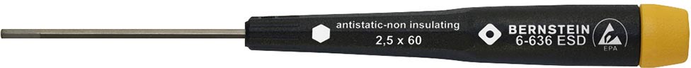 Anti-Static-ESD-Antistatic-Wrench-key-2.5-mm--dissipative-ESD-handle-6-636-b00-esd-sechskant-stiftschluessel-inbus-2-5-mm-wrench-keys