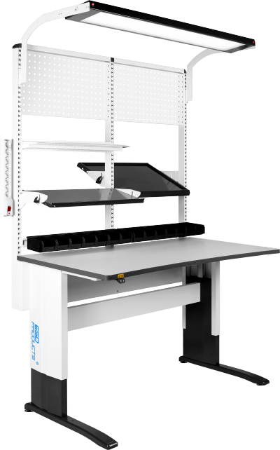 Anti-Static-Workbench-Electrically-Adjustable-Standard-Rectangular-Table-Top-Reeco-Noah-1200-x-750-mm-ESD-Products-AES