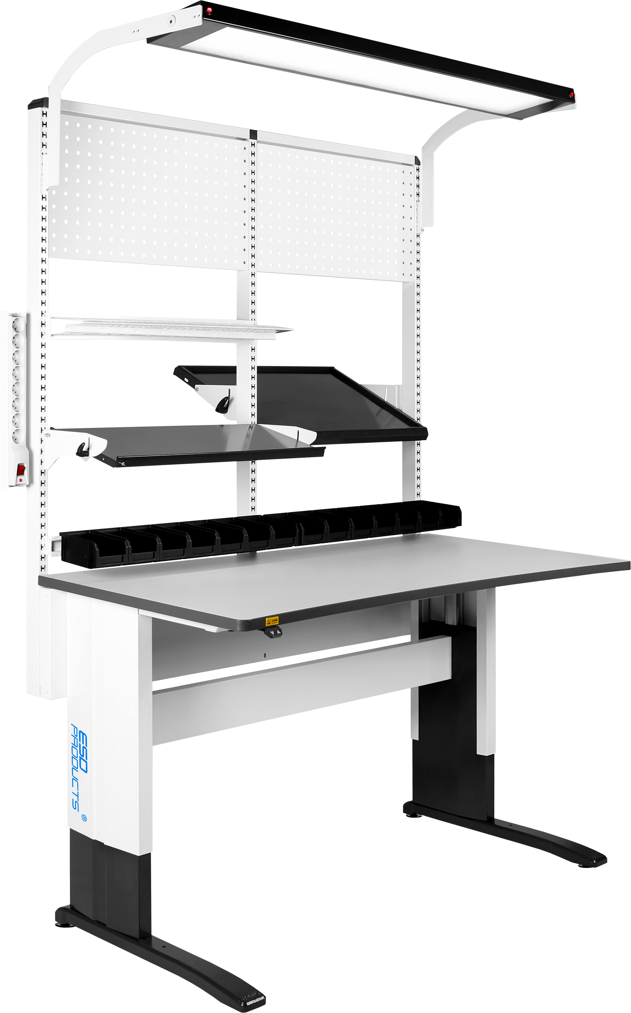 Anti-Static-Workstation-Electrically-Adjustable-Standard-Rectangular-Table-Top-Reeco-Robert-1200-x-750-mm-ESD-Products-AES
