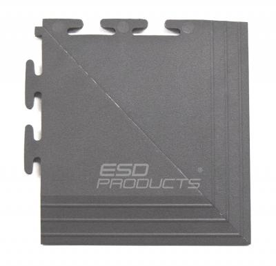 ESD Puzzle Corner LOCK-TILE Interlocking PVC Floor Tiles 7 mm ESD Flooring Antistatic AES