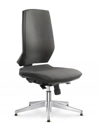 ESD Stream ESD Chair Grey ESD Comfort Chairs with Glides ECH VKG 280 SY GR GL