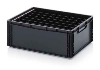 Antistatic ESD Dividers / Separators length ESD for euro containers for base 60 x 40 cm - 666 ESD LT GEF 64