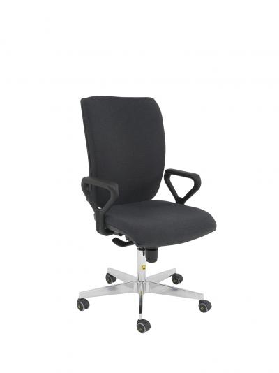 ESD Chair Superior 1 Chairs Black fabric seat height adjustment range 470 510 mm 540 RS K10ESD BLA
