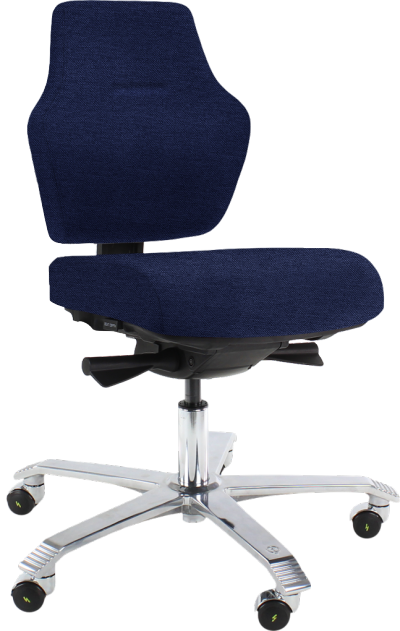 Score At Work ESD Synchro Mechanism Chair Standard ESD Chair Blue Dralon D89 ESD