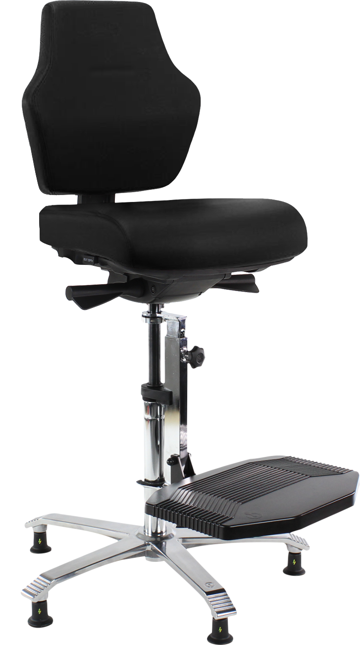 ESD Flowmatic Chair Score At Work ESD 08 High Backrest Lumbar Support