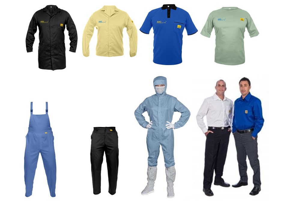 ESD garment ESD antistatic ESD-Clothing, ESD-Garments, Anti-Static Clothing, ESD Apparel ESDproducts Bruno Depré