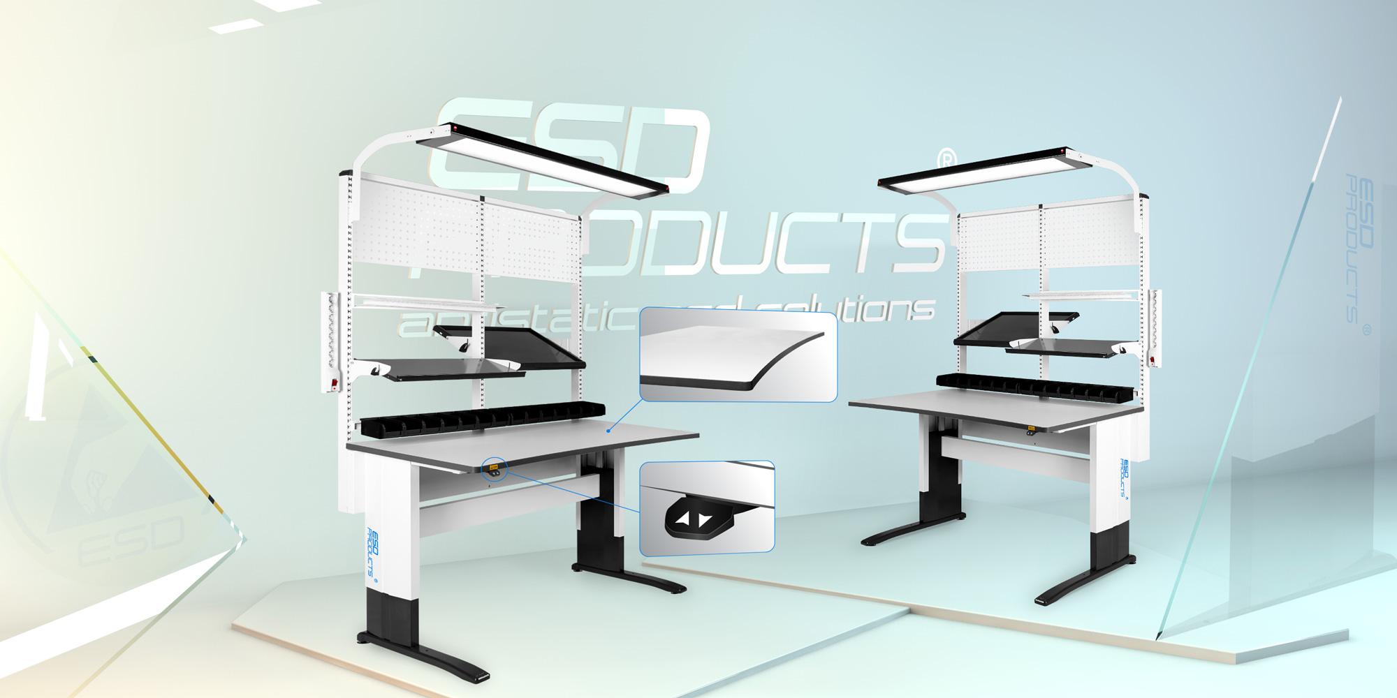 ESD-Workbench-Electrically-Adjustable-Standard-Rectangular-Table-Top-Reeco-Noah-1830-x-750-mm-ESD-Products-AES